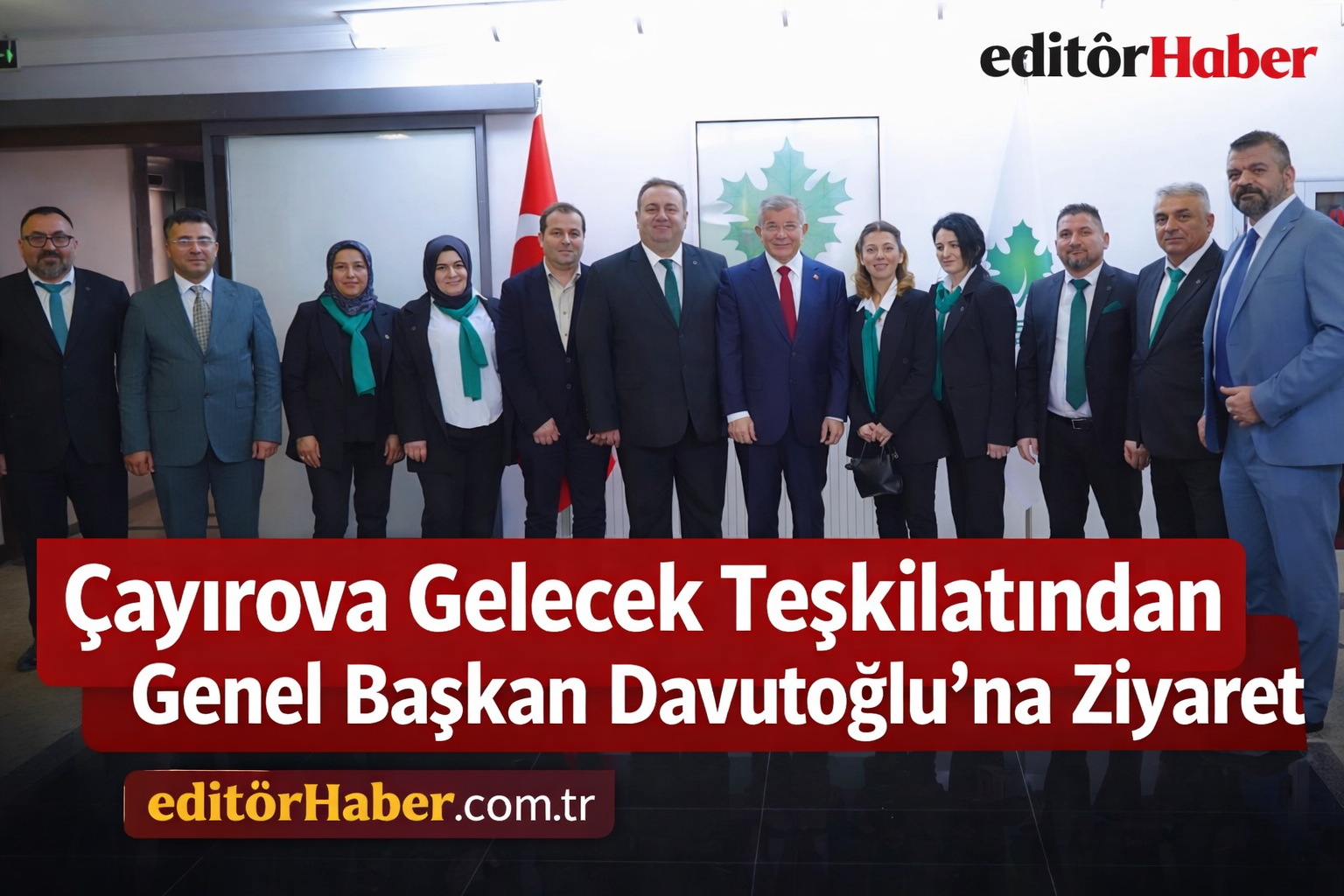 Çayırova Gelecek Teşkilatından Genel Başkan Ahmet Davutoğlu’na Ziyaret